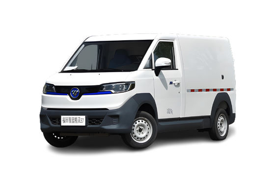 الصندوق الكهربائي Foton E7 الشاحنات الكهربائية الصينية 90 كيلومتر / ساعة مركبة لوجستية حضرية